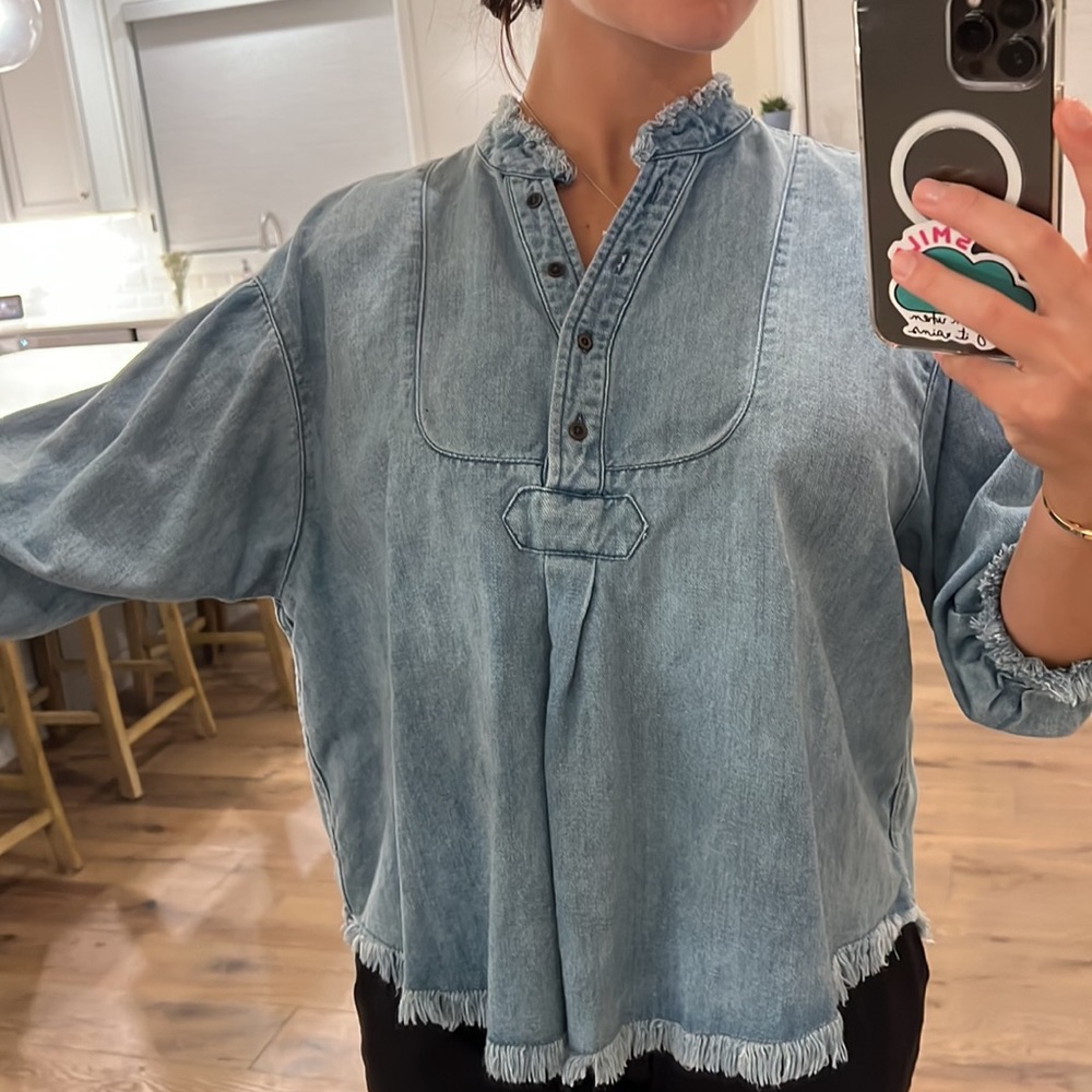 Jean Shirt (Soft Jean Material)